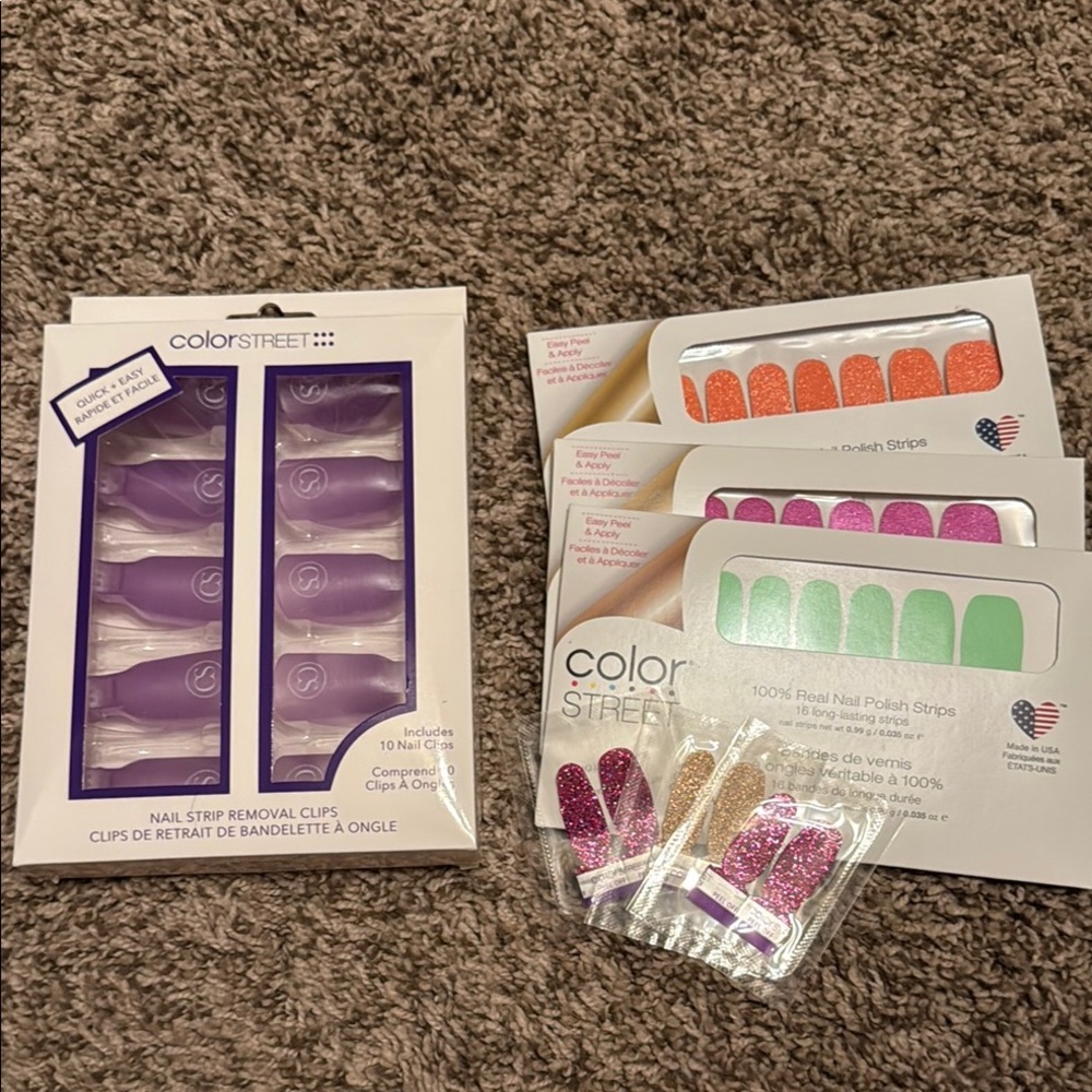 Color Street Nail Strips and Nail Clips